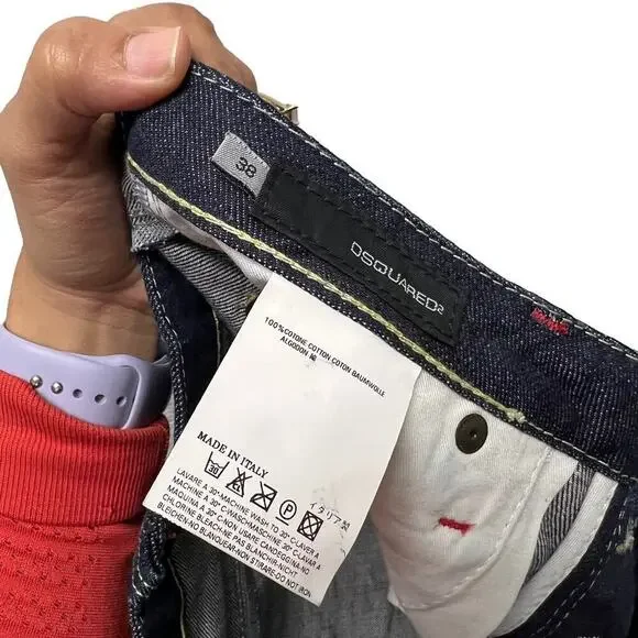 NWT Dsquared2 Skinny Fit Distressed Jeans Women’s Size 38‎ (2 US)